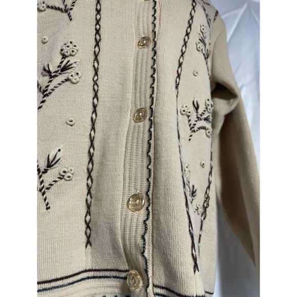 Pristine adorable  vintage  wool sweater set size S / 34 - Picture 16 of 16